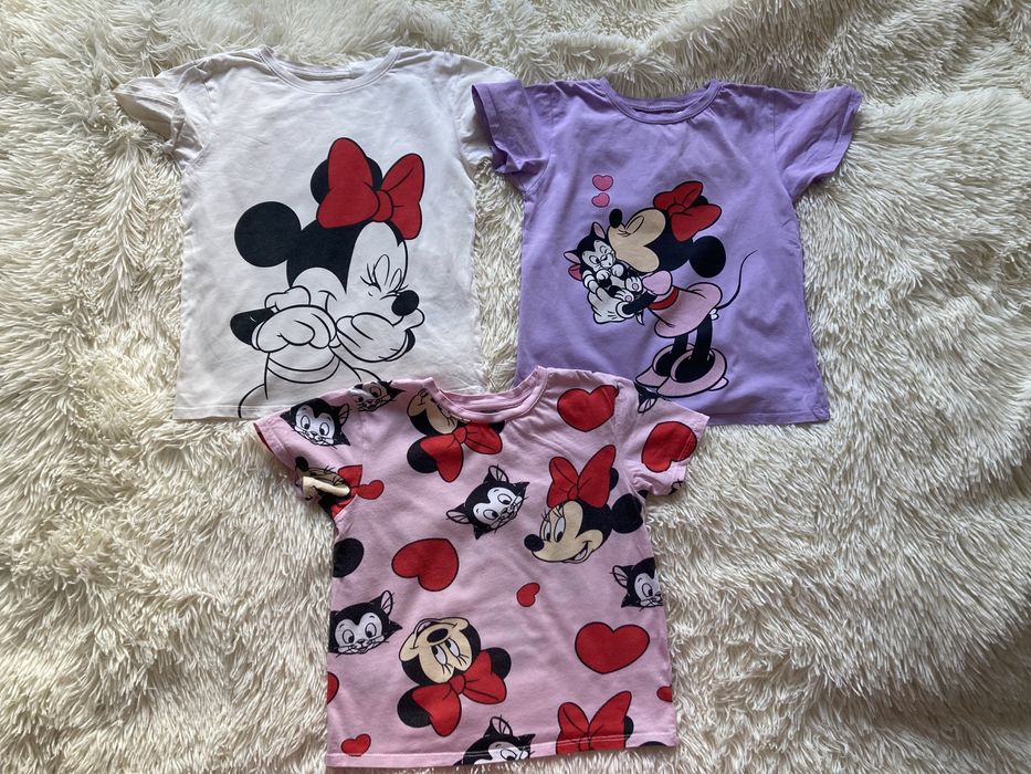 Koszulki H&M Myszka Minnie 122/128