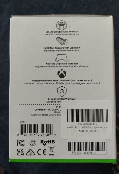 Дротовий геймпад GameSir G7 SE