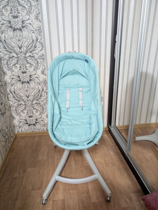 Крісло-качалка Chicco Baby Hug 4in1 Aquarelle