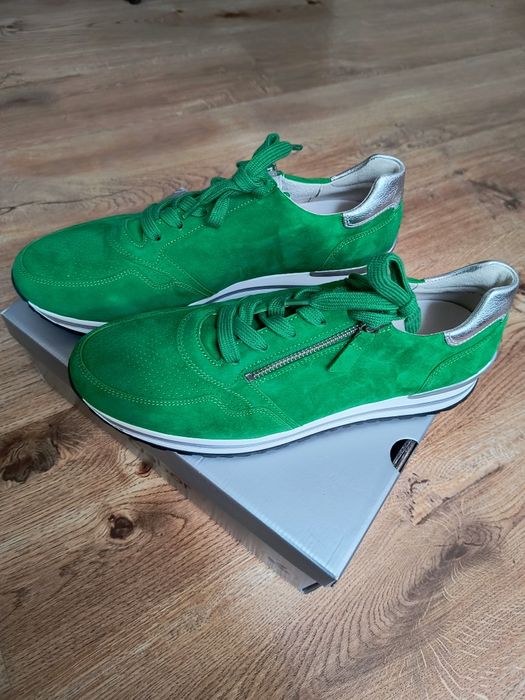 Gabor Comfort Sneakersy niskie -verde silber