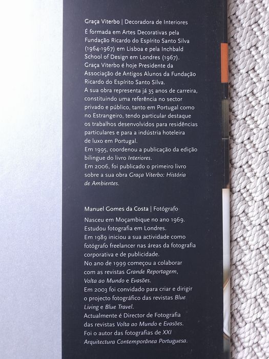 Livro de decoração de interiores "XXI Interiores"