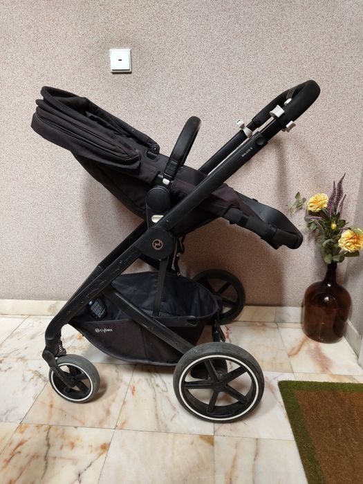 Carrinho Cybex Balios S 2 em 1 (carrinho + alcofa) preto