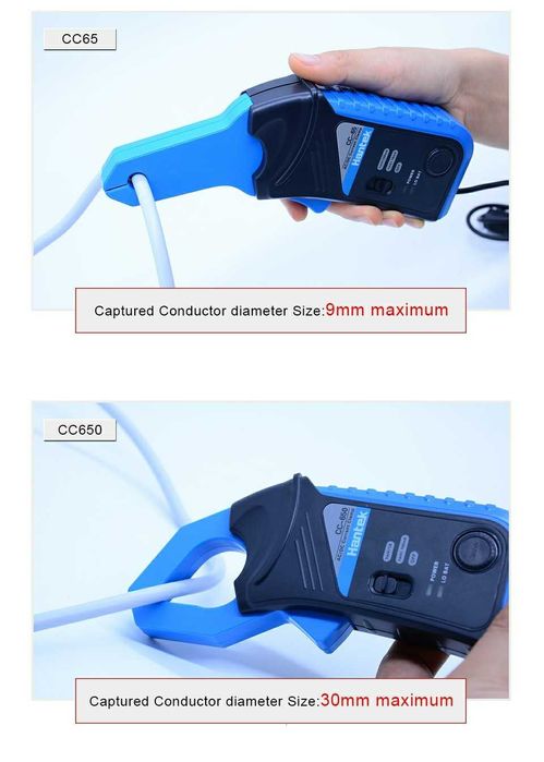 Токовые клещи для осциллографа Hantek CC65 CC650 CC800 на 65/650/800А