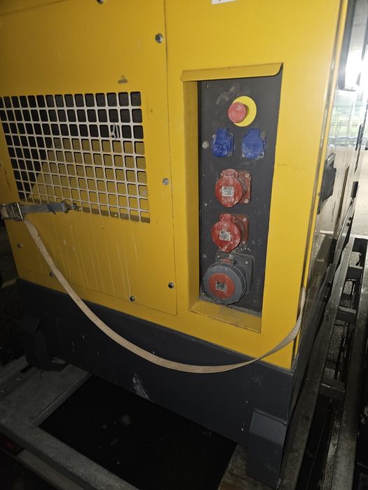 Wynajem agregatu prądotwórczego Atlas Copco QAS 60 – 60 kVA / 48 kW – przyczepa