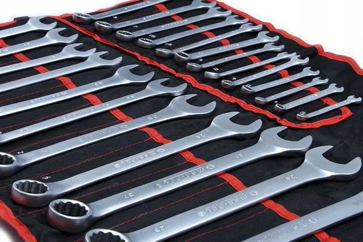 Zestaw Klucze Płasko Oczkowe 6-32mm PŁACHTA 25szt