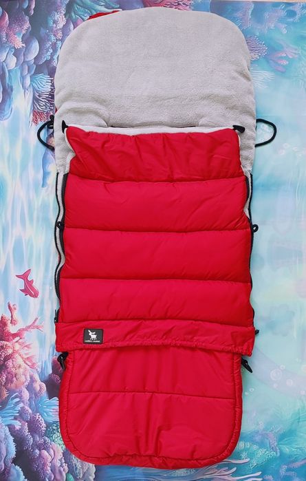 Cotton Moose Śpiwór śpiworek do wózka gruby ciepły zimowy 2w1