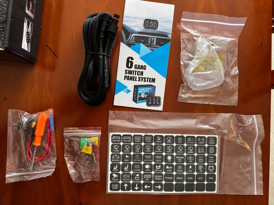 Painel  6 gang 6 switch system