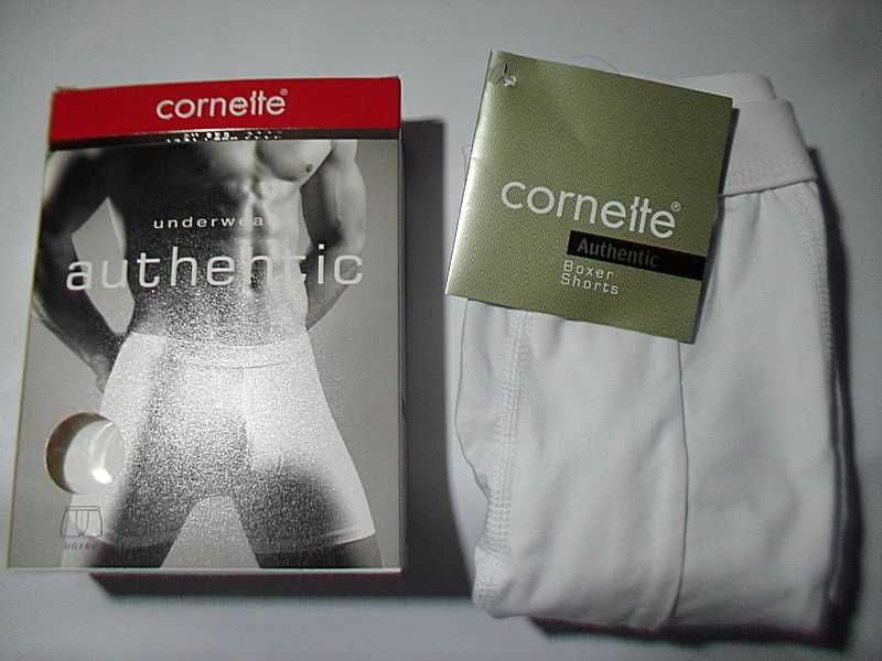 BOKSERKI CORNETTE PERFECT - authentic - bawełna - XXL - białe - NOwe 2