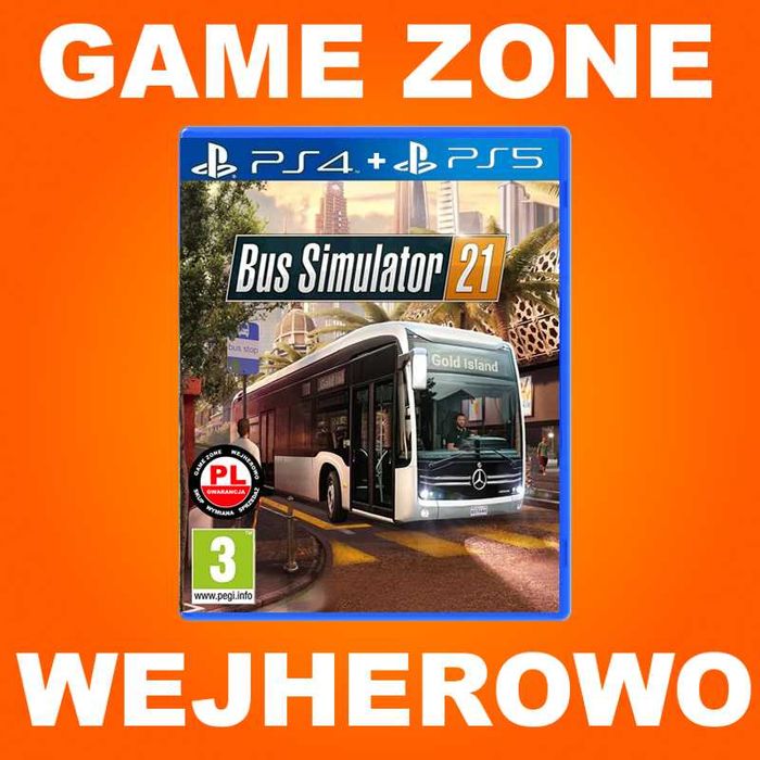 BUS Simulator 21 PS5 + Slim + Pro + PS4 = PŁYTA PL Wejherowo