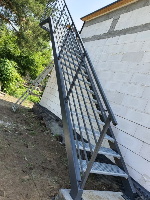 Balustrada 100x20 ocynk ogniowy malowany proszkowo