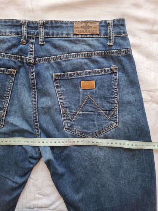 Spodnie Jeansowe W32 L30 42/103cm. PEAK&BEAN męskie rozmiar L.