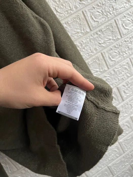 Светр Lyle & Scott в’язаний олива теплий зимовий рL мілітарі