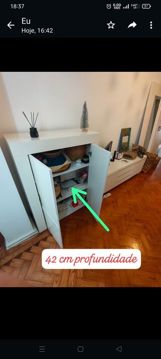 Armário de arrumação