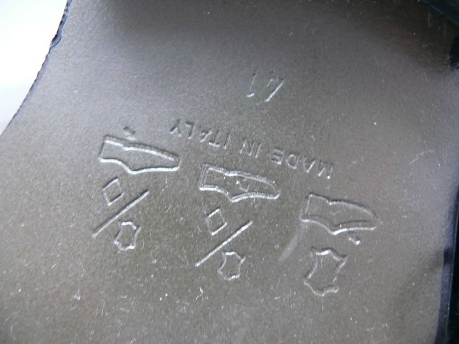 Nowe półbuty męskie garniturowe typu Derby skóra 100% roz.41