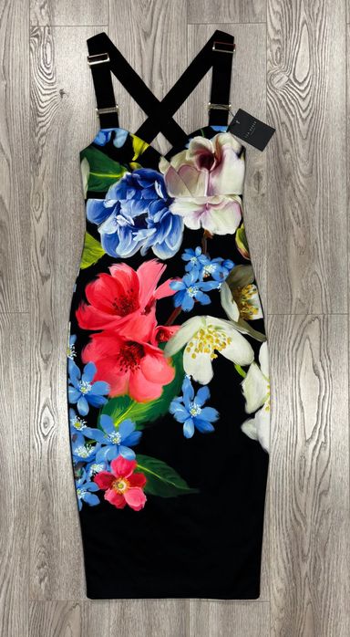 Ted Baker S 2 Женское платье сарафан футляр XS ted baker бакер бейкер