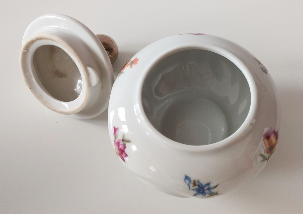 Weimar porzellan porcelana cukiernica cukierniczka
