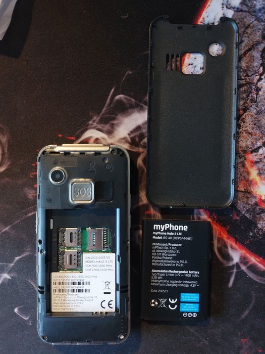 myPhone Halo 3 LTE – jak nowy, idealny dla seniora