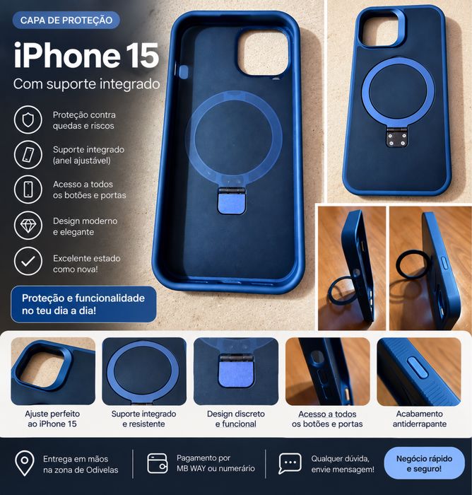 Capa para iPhone 15 – Como Nova