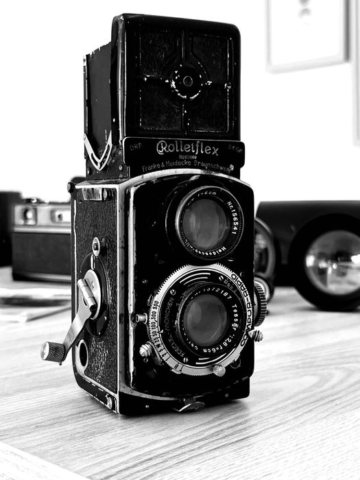 Rolleiflex TLR 4x4 Baby 127 Fiilm