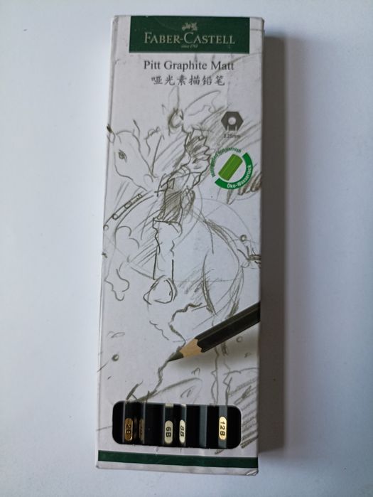 Faber Castell Graphite Matt 8 шт HB 2B 4B 6B 8B 10B 12B 14B