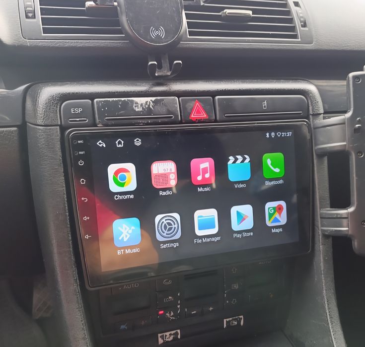 Autoradio android Audi A42GB 32GB Carplay Andriod auto com moldura e fichas específicas novos