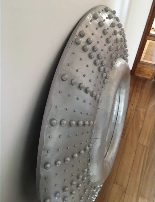 Espelho (moldura) redondo exclusivo e raro (loja de luxo)