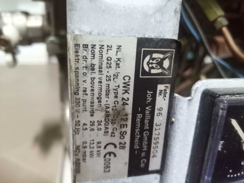 Vaillant моделі CWK 24-12 E So 28.