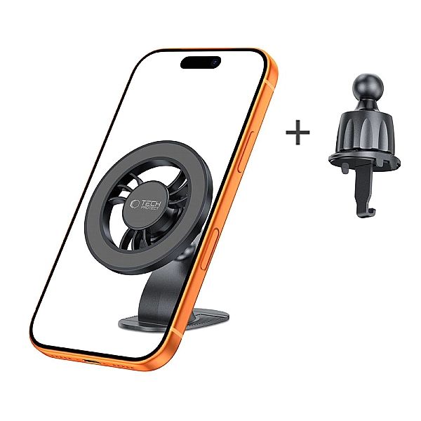 Tech-Protect N56 Magnetic Magsafe 3M Dashboard & Vent Car Mount Black
