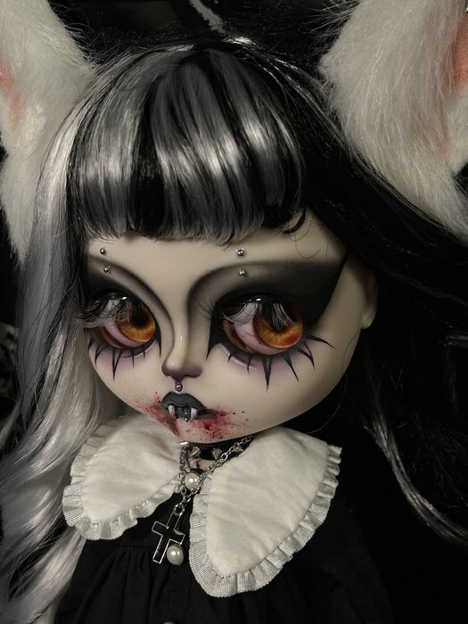Кастомна лялька блайз custom blythe doll monster high монстер хай