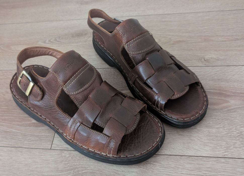Шкіряні босоніжки / сандалі від німецького бренду Light Walk 46 gr.