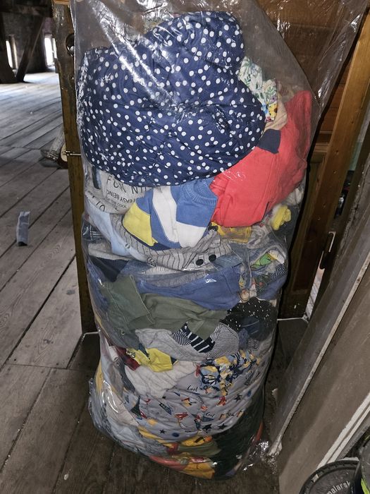 Sprzedam cały worek ubranek dla chłopca od 46 cm do 80 cm