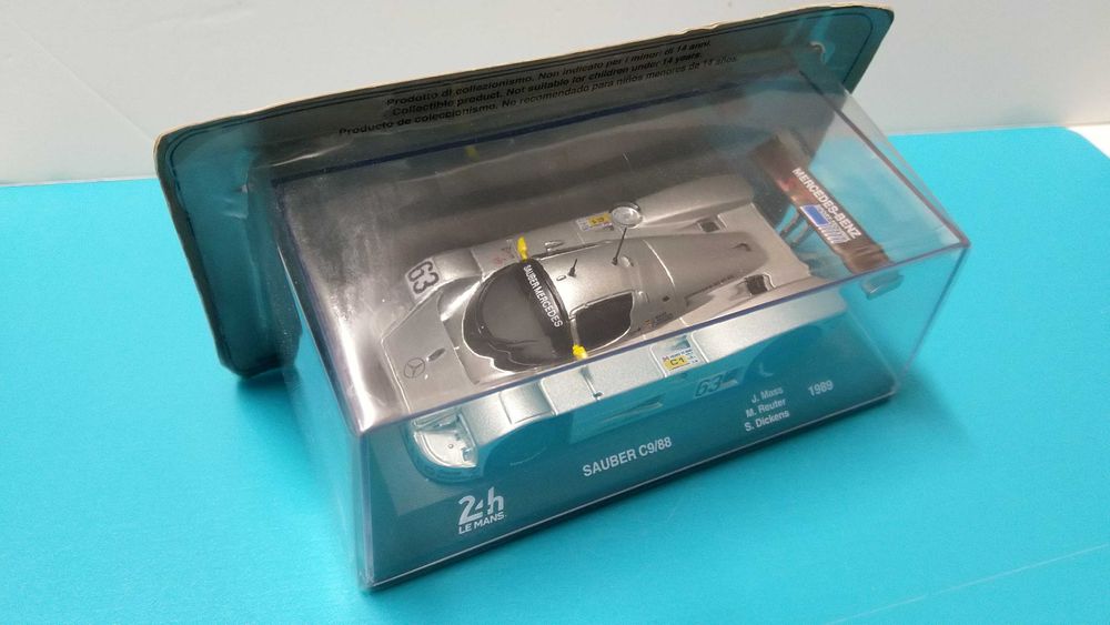 Mercedes-Sauber C9 #63: Vencedor Le Mans 1989 - Miniatura IXO esc 1/43