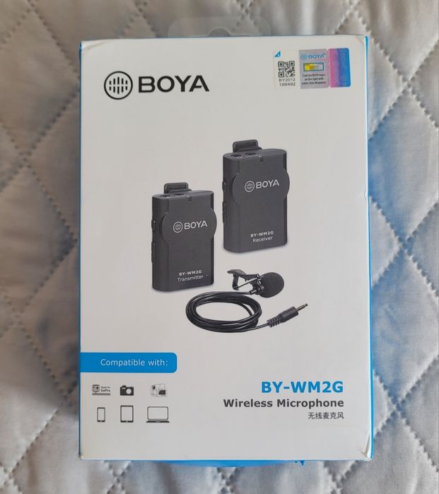 Бездротовий Мікрофон BOYA BY-WM2G (петличка)