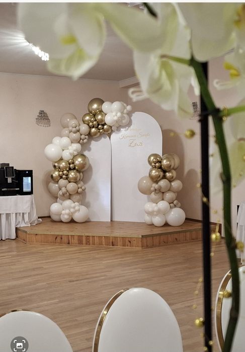 Dekoracje balonowe, ścianki okolicznościowe