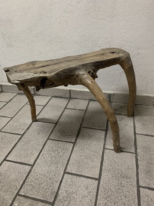 Banco rustico tronco