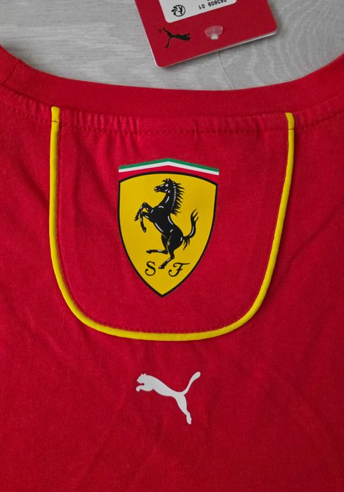 damska koszulka Scuderia Ferrari 2024, Puma, F1, Formula 1, S, Leclerc