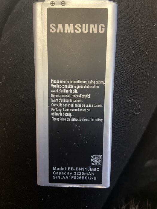 Батарея samsung Model:EB-BN916BBC