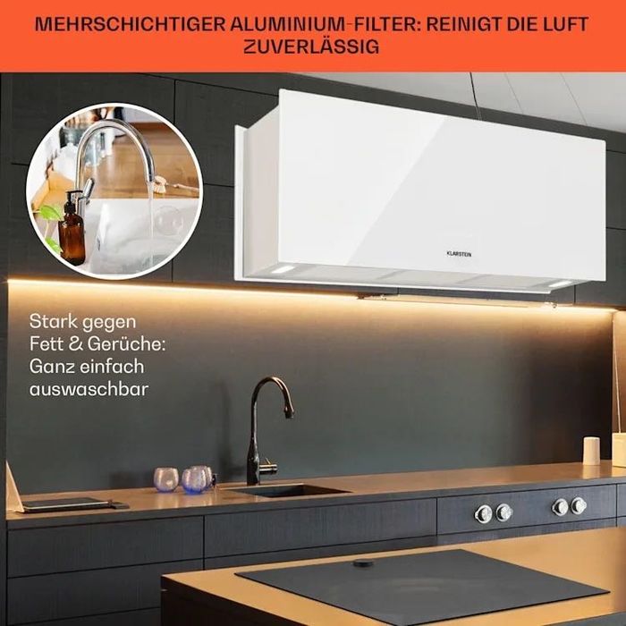 Острівна кухонна витяжка Kronleuchter XL 90см Німеччина