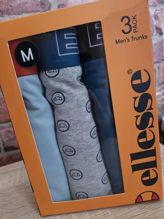 Bokserki męskie Ellesse 3-pak rozmiar M !