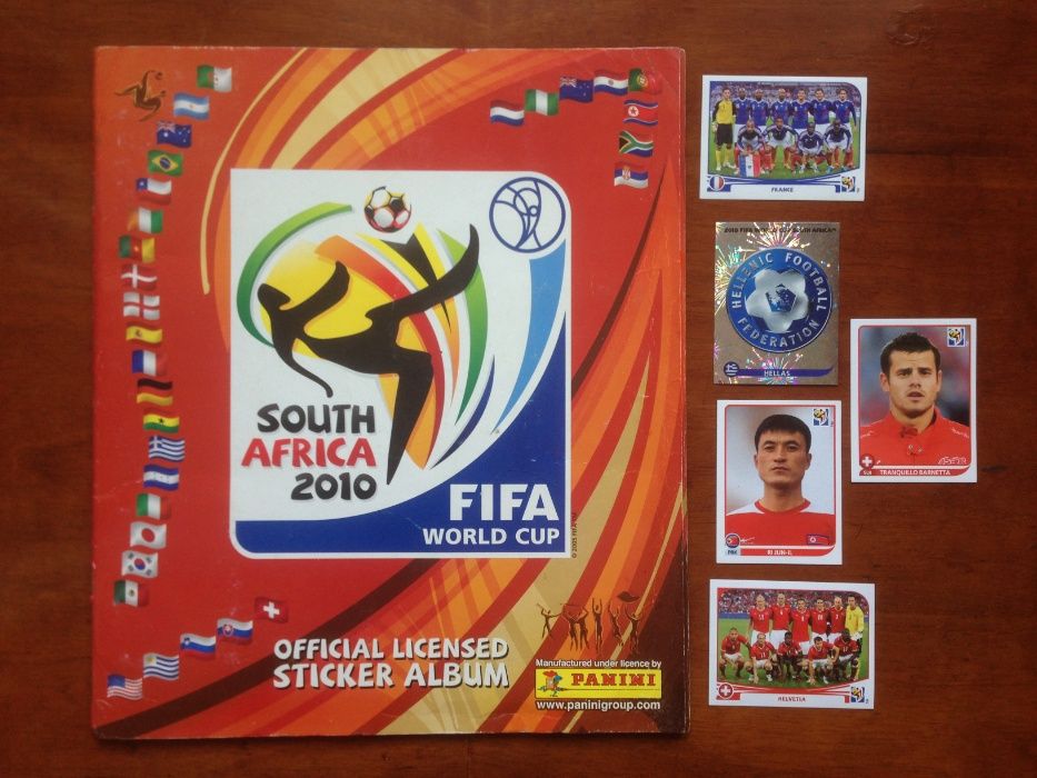 Panini. Чемпионат Мира - 2010 + наклейки.