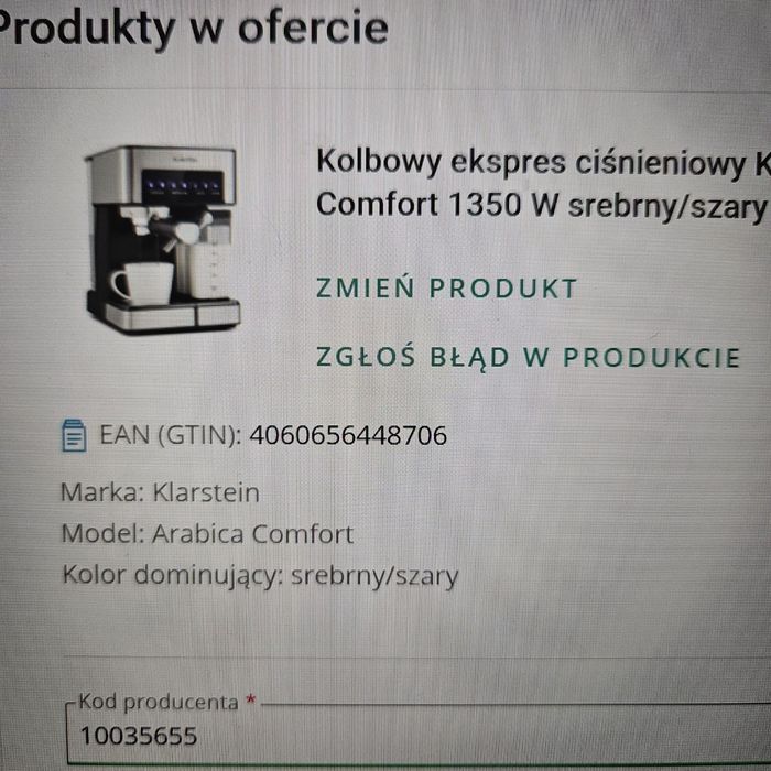Nowy ekspres ciśnieniowy do kawy Klarstein