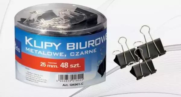 Klip Biurowy 15Mm Op60 Tuba. Tetis. Nowy Produkt