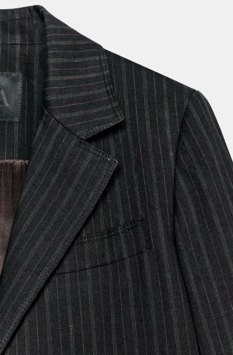 Пиджак блейзер Zara лен премиум limited
