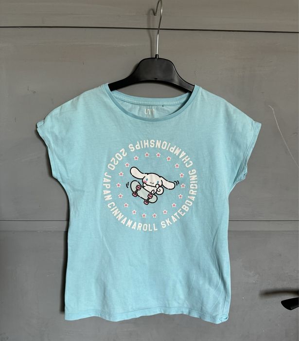Футболка. Топ. Майка. Uniqlo. Унікло юнікло юникло Cinnamoroll