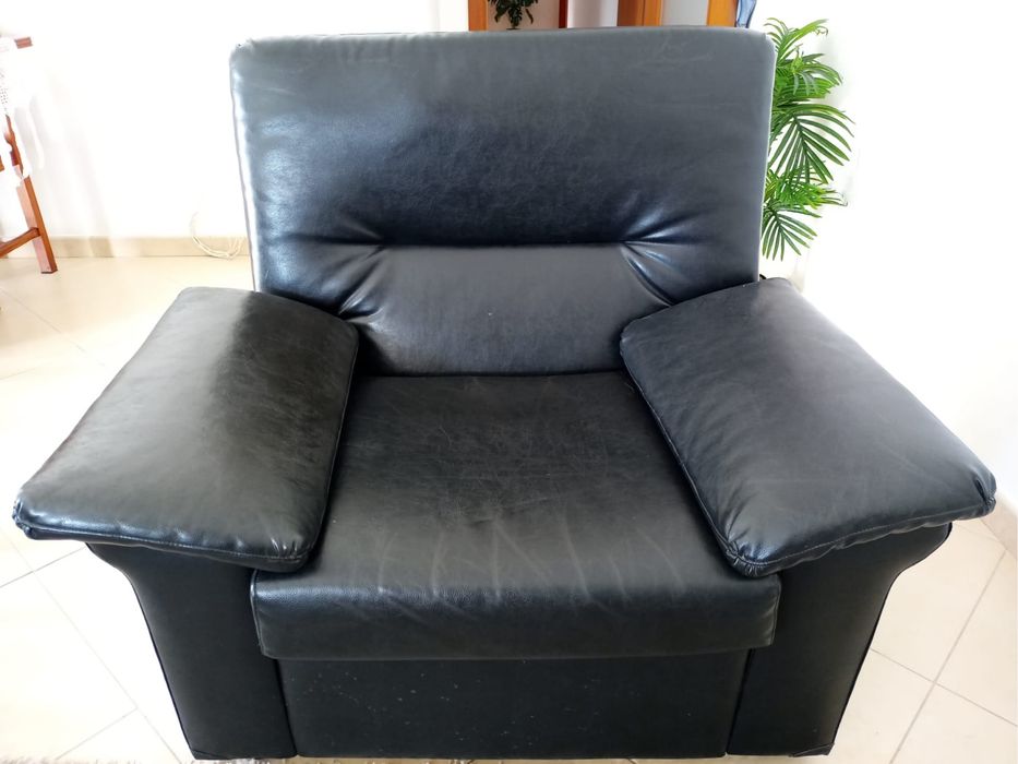 Conjunto 1 sofá e 2 poltronas