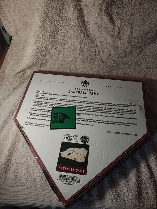 Настольная деревянная игра Across The Board – Baseball Game.