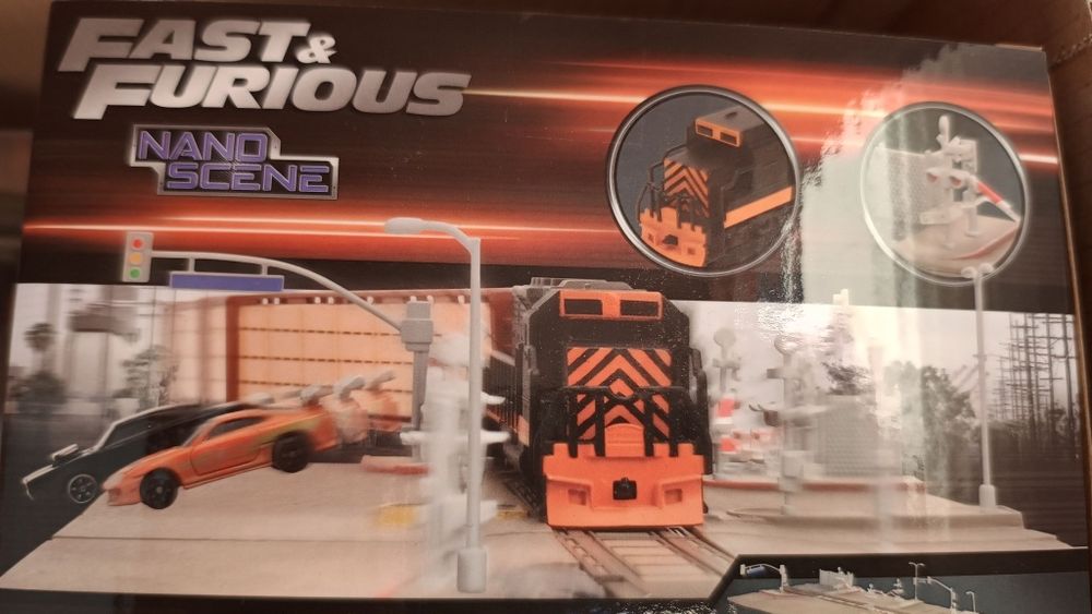 Jada Nano Scene Diorama Fast and Furious Final Race Toyota Supra