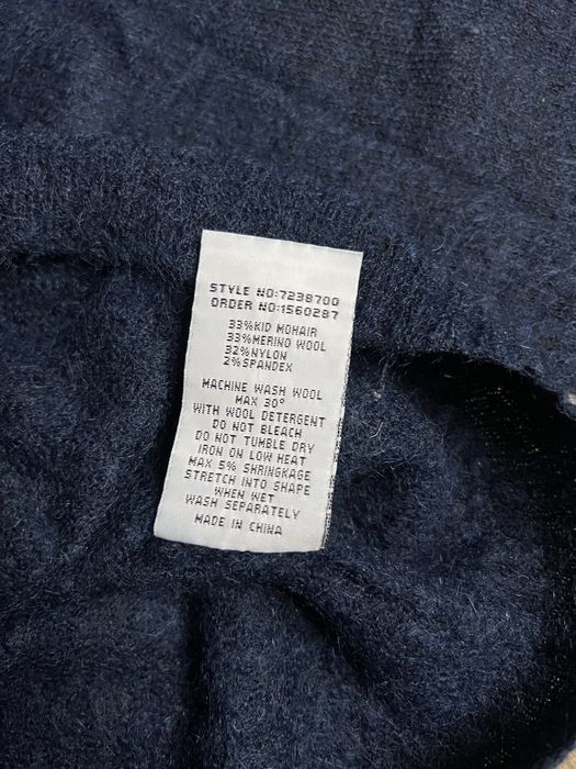 Luksusowy sweter Jean Paul / 33% MOHER + 33% WEŁNA MERINO