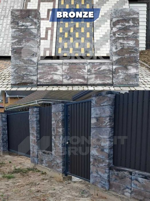 Модульний паркан; Блоки для огорожі; Модульні блоки; Блоки для паркану