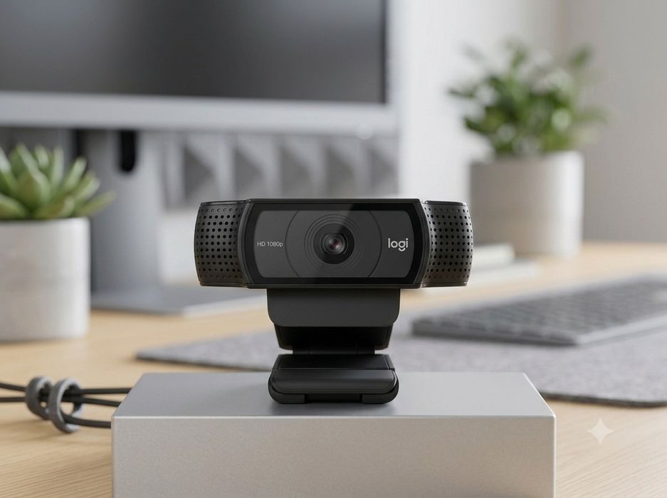 Webcam Logitech C920 HD Pro Full HD 1080p (Como Nova / 1 dia de uso)